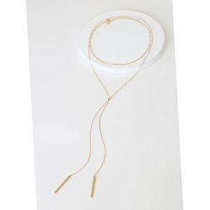 Gold choker necklace